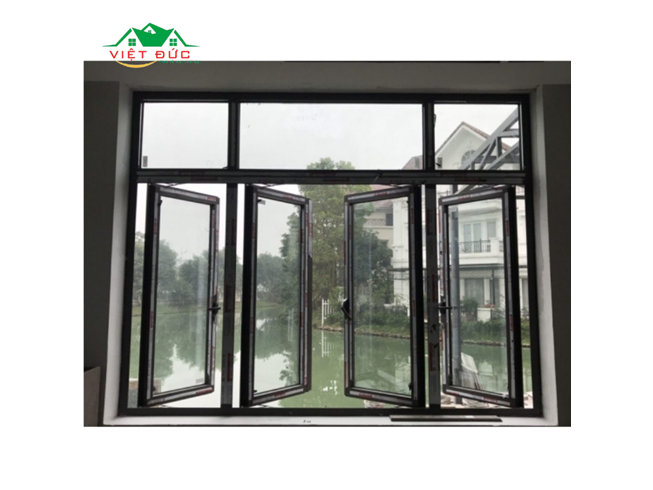 CỬA SỔ NHÔM XINGFA 4 CÁNH MỞ QUAY